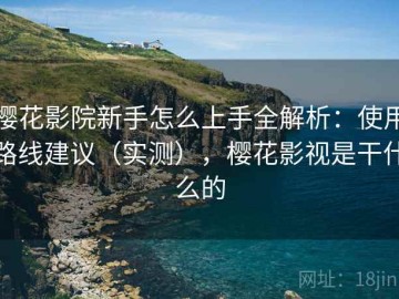 樱花影院新手怎么上手全解析：使用路线建议（实测），樱花影视是干什么的