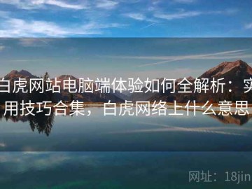 白虎网站电脑端体验如何全解析：实用技巧合集，白虎网络上什么意思