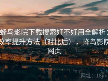 蜂鸟影院下载搜索好不好用全解析：效率提升方法（对比后），蜂鸟影院网页