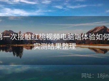 第一次接触红桃视频电脑端体验如何？实测结果整理