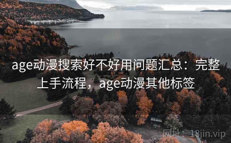 age动漫搜索好不好用问题汇总：完整上手流程，age动漫其他标签