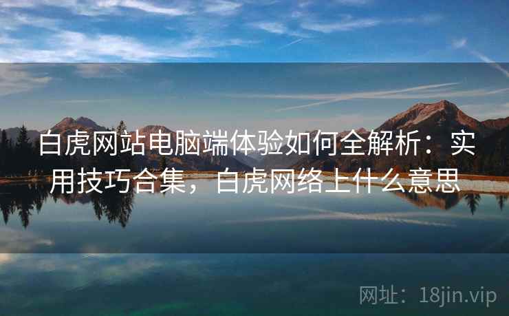 白虎网站电脑端体验如何全解析：实用技巧合集，白虎网络上什么意思